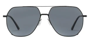 Luxury Double Rim Gold Aviator Sunglasses - P8706