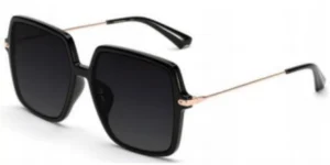 Oversized Butterfly Square Thick Acetate Sunglasses - H101856