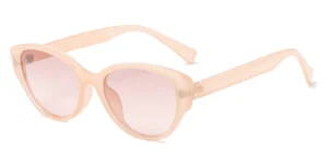 Modern Vintage Chunky Round Cat Eye Sunglasses - 55035