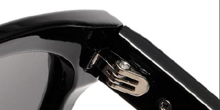 Oversized Geometric Square Sunglasses with Signature Triple-Bar Metal Hinges - Image 9