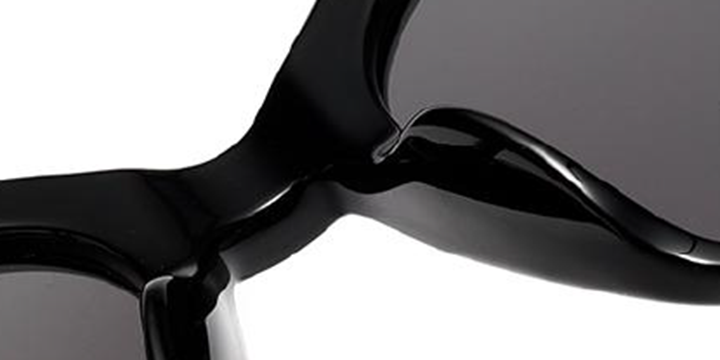 Oversized Geometric Square Sunglasses with Signature Triple-Bar Metal Hinges - Image 10